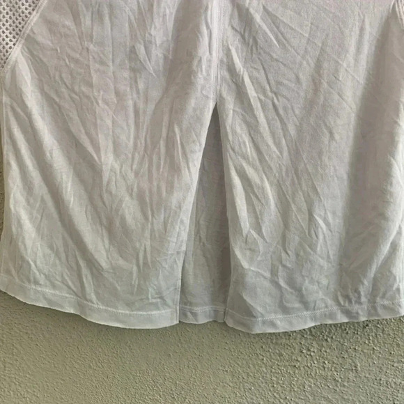 Free People Movement Womens S White Sleeveless Cut Out Split back Dream Tank Top - Picture 8 of 8